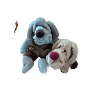 Plush Dog Wrinkles Dogs Vintage